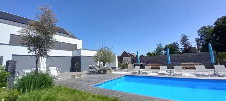Villa Blue Garden B&B Vlaamse Ardennen Nabij Pairi Daiza Geraardsbergen Luaran gambar